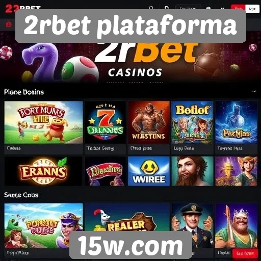 Diversidade de jogos oferecidos no 2rbet